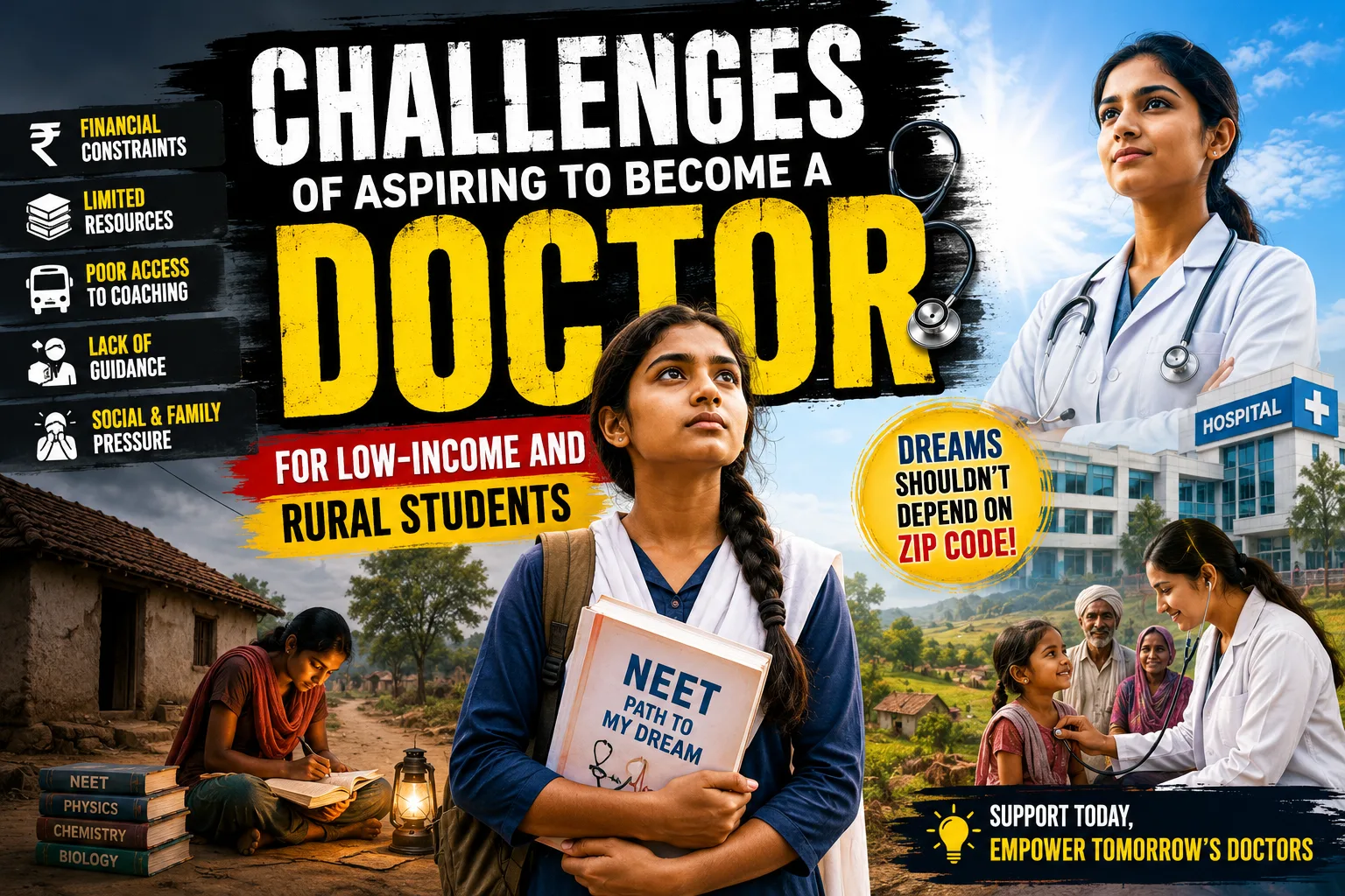Challenges of Aspiring to Become a Doctor for Low-Income and Rural Students